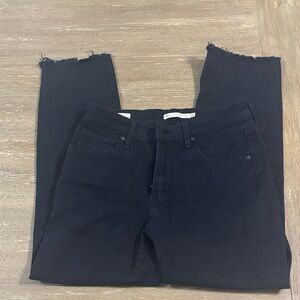 Levi's Black Women's Straight Jeans